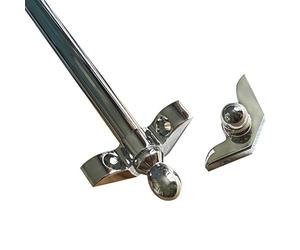 Aste Per Tappeti Scale Antiscivolo,Accessori Per Fissaggio Tappeti Scale,Facili Da Installare Per Scale Domestiche,Barra Per Tappeti Di Supporto Per Scales(3pcs,127cm(50in))