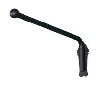 Aste per tende a braccio oscillante, in ferro resistente, con terminali, espositore mobile per tende da finestra, per porta, cucina, bagno