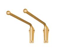 Aste per tende con braccio oscillante, 2 Piece Heavy Duty Curtain Display Stand for Window Side Panels Front Door Store