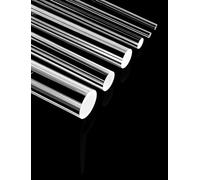 Aste tonde in acrilico trasparente solido da 3 pezzi, lunghezza 1 metro, barre cilindriche in plastica trasparente for guida della luce, colonne di cristallo, artigianato fai-da-te -(7.5cm)