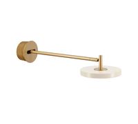 Asteria Applique Lunga Cablato Bianco Perla