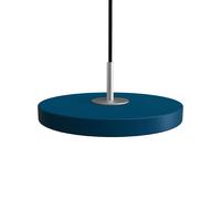 Asteria Micro Lampadario Blu Petrolio/Parte Blu in Acciaio
