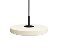 Asteria Micro Lampadario con Dimmer Bianco Perla/ Parte Superiore Nero