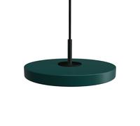 Asteria Micro Lampadario con Dimmer Verde foresta/Top Nero