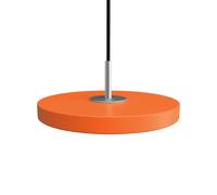 Asteria Micro Lampadario Nuance Arancione/ Parte Superiore in Acciaio