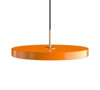 Asteria Plus Medium Lampadario Paralume Arancione/ Ottone