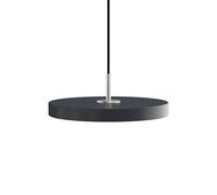 Asteria Plus Mini Lampadario Grigio Antracite/Acciaio