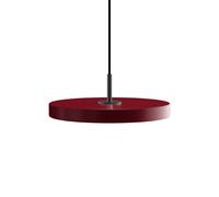 Asteria Plus Mini Lampadario Rosso Rubino/ Nero