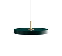 Asteria Plus Mini Lampadario Verde Foresta/ Ottone