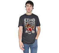 Asterix And Obelix Asterix & Obelix-César of Rome T Shirt, Grigio (Dark Heather), S Unisex-Adulto