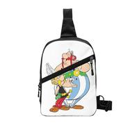 Asterix e Obelix - Borsa a tracolla da uomo, per viaggi, escursionismo, borsa a tracolla
