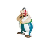 Asterix - Figura Obelix Con Idefix Portachiavi Giocattolo