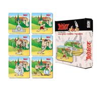 Asterix Giochi Olimpici 6-Piece Sughero Sottobicchiere Set