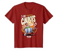 Asterix & Obelix The Heroic Gauls Maglietta, Bambini, Mirtillo Rosso, 10 Anni