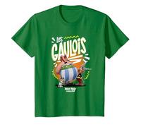 Asterix & Obelix The Heroic Gauls Maglietta, Bambini, Verde Mela, 4 Anni