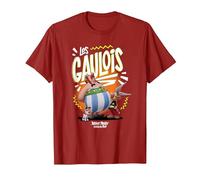 Asterix & Obelix The Heroic Gauls Maglietta, Uomo, Mirtillo Rosso, 3XL