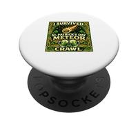 Asteroide 2026 St Patricks Day Joke St Paddy Day Apocalisse PopSockets PopGrip Adesivo