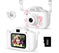 ASTGMI Macchina fotografica 2.0 pollici, mini fotocamera digitale per bambini ricaricabile videocamera regalo giocattolo ragazzi da 3 a 10 anni, video HD