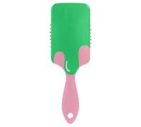 Asthetic Art Colorful Cute Hair Scalp Massager Progettato Wet Dry Brush per capelli corti con manico ergonomico cepillos para Cabello