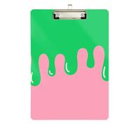 Asthetic Art - Portablocco colorato per menù, trasparente, per classi di quinta elementare, per insegnanti, dimensioni 9 x 12