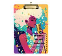 Asthetic Art Singer Beauty Personalizzare Lungo Appunti Trasparente per 5 ° Grado Classroom Essentials per Insegnanti Dimensioni 9 x 12