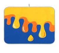 Asthetic Art Tappetino colorato per asciugare i piatti accessori da cucina per piano di lavoro scolapiatti tappetino e rack tappetino assorbente da cucina tappetini per asciugare i piatti per cucina