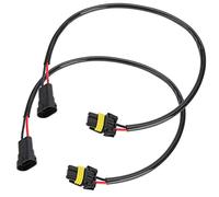 Astibym Cavo Adattatore Conversione Faro, da H11 a 9006, 2 Pezzi | Alloggiamento in ABS, Filo di Rame, Plug and Play, Cablaggio Fendinebbia, da H11 Femmina a 9006 HB4 9012 9006XS