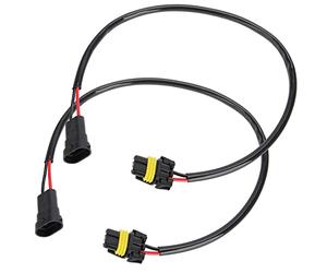 Astibym Cavo Adattatore Conversione Faro, da H11 a 9006, 2 Pezzi | Alloggiamento in ABS, Filo di Rame, Plug and Play, Cablaggio Fendinebbia, da H11 Femmina a 9006 HB4 9012 9006XS