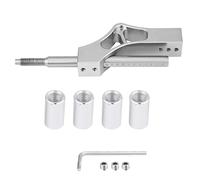 Astibym Estensione Leva Manuale, Regolabile 170 Mm (Argento) | Lega di Alluminio e Acciaio Inossidabile, più Breve, Montaggio Pomello del , Standard M10 X 1,5 Cm
