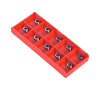 Astibym Inserti in Metallo Duro CNC DCGT070204-AK Utensile per Tornio 10 | Lama in Diamante a 55 Gradi, Taglio in Lega di Alluminio e Rame, Resistente All'usura, Filo da 7 Mm, Spessore 2,38 Mm, con