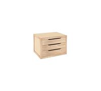 Astigarraga Cassettiera in legno Massello 3 Cassetti Dimensione 39x30x29.5h - BLNA30.99