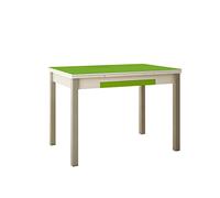 ASTIMESA Ali in vetro tavolo da cucina, metallo, verde, 110 x 70 cm