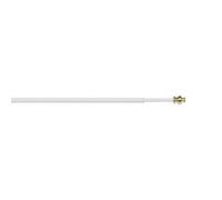 Astina per tenda Berlino a vite tonda 60/80 cm bianco/oro 2pz Bianco oro