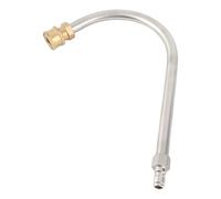 Astina prolunga idropulitrice Inox e Ottone, Asta telescopica 2 Metri, Pulizia Angoli Difficili, Attacco rapido 1/4", Compatibile Fino 4000 PSI, Auto Giardino Piante