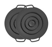Astis 2 Pezzi Coperchio Universale in Silicone, Paraspruzzi Anti-Traboccamento, Protezione Contro Fuoriuscite Liquidi, Adatto per Pentole 15-25 cm, Coperchio Culinario Multiuso