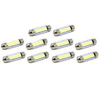 Aston Martin Car 39MM 4SMD LED C5W CANBUS Error Free Luce Bianca Festoon Bulb