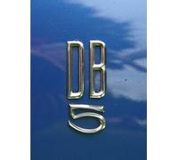 Aston Martin DB5 '5' Distintivo - Posteriore - Cromo