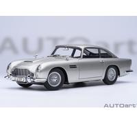 Aston Martin DB5 RHD Argento Goldfinger Modellino Autoart 1:18