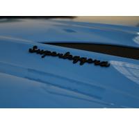 ASTON MARTIN Dbs Superleggera 'Superleggera' Cofano Distintivo Singolo - Nero