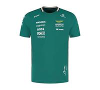 Aston Martin F1 2025 Maglietta Squadra Fernando Alonso Uomo Verde - Taglia: M