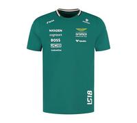 Aston Martin F1 2025 Maglietta Squadra Lance Stroll Uomo Verde - Taglia: XXL