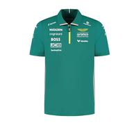 Aston Martin F1 2025 Polo Squadra Uomo Verde - Taglia: XS