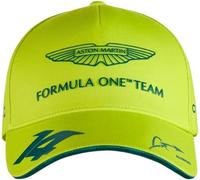 Aston Martin F1 Fernando Alonso Squadra Autista Baseball CAP Verde Lime Adulti