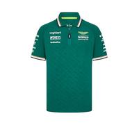 Aston Martin F1 Polo della Squadra 2024 da Uomo - Verde - Taglia: S