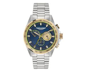 Aston Martin Lagunda MTRH1F5053E - Orologio analogico da uomo, rotondo, 44 mm, quadrante blu