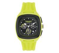 ASTON MARTIN Orologio analogico al quarzo AM Formula 1 MTFO1 silicone, giallo.
