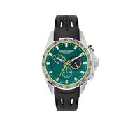 Aston Martin Orologio analogico 'HLC' smeraldo / nero / argento Uomo Aston Martin One Size