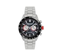 Aston Martin Orologio analogico 'SPT' nero / argento Uomo Aston Martin One Size