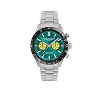 Aston Martin Orologio analogico 'SPT' smeraldo / argento Uomo Aston Martin One Size