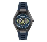 ASTON MARTIN Orologio da uomo multifunzione AML Thrill MTRI1, Blu